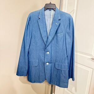 Elev’ee Custom Blue Blaizer Notched Lapels and Classic Fit Size 40R.